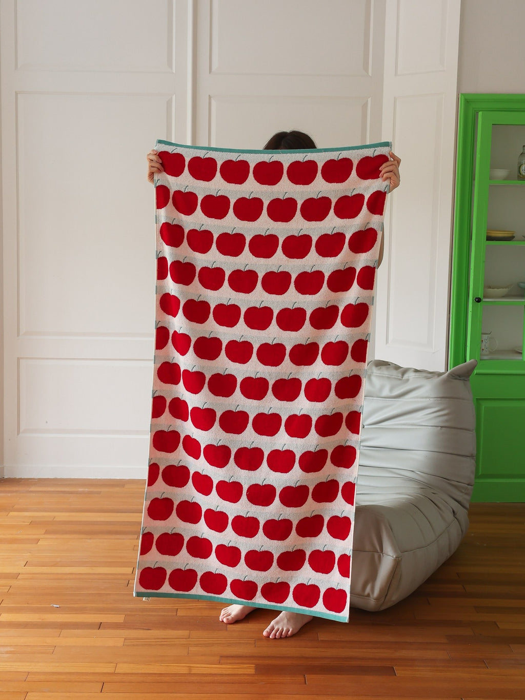 Apple Orchard Cotton Bath Towel original reference image 3