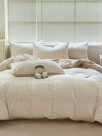 Atelier Chenille Stripe Cotton Duvet Cover original reference image 9
