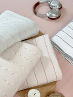 Atelier Chenille Stripe Cotton Duvet Cover original reference image 26