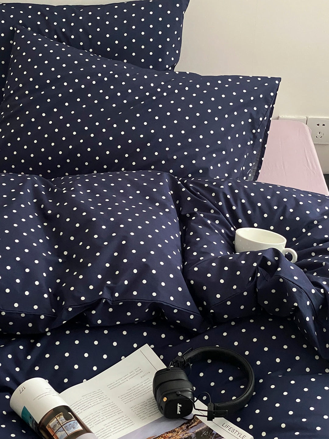 Atelier Mini Dot Cotton Duvet Cover original reference image 3