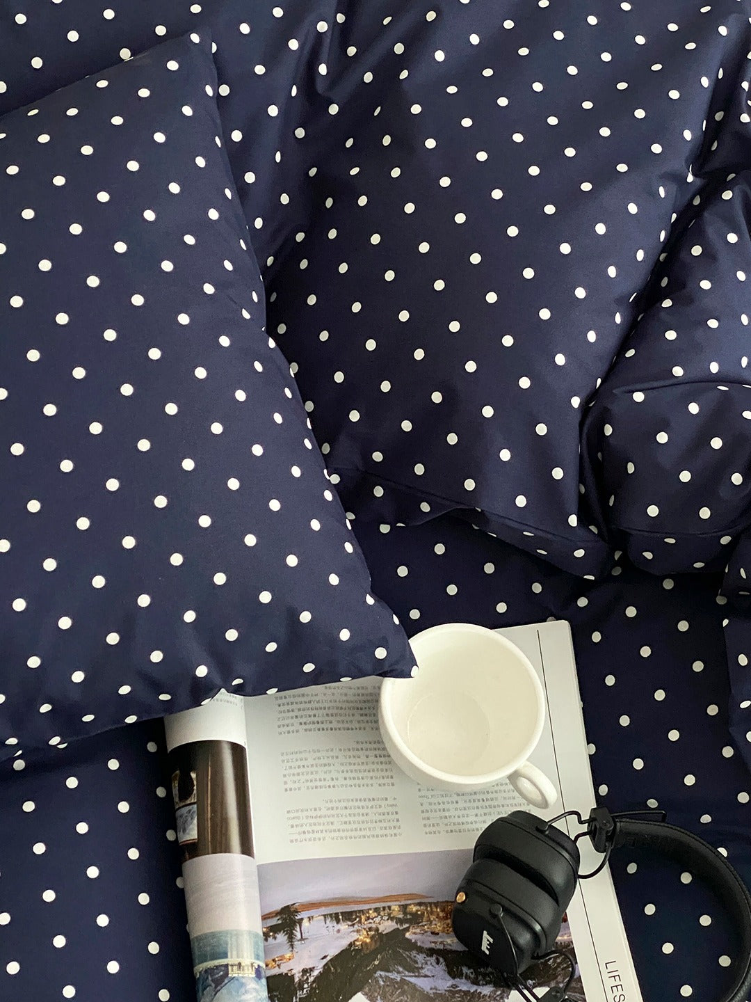 Atelier Mini Dot Cotton Duvet Cover original reference image 4