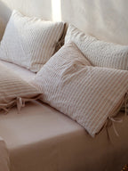 Atelier Pleat Jacquard Linen Cotton Duvet Cover original reference image 16