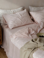 Atelier Pleat Jacquard Linen Cotton Duvet Cover original reference image 18