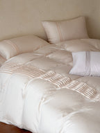 Atelier Smocked Pleat Washed Tencel Duvet Cover original reference image 5
