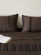 Atelier Smocked Pleat Washed Tencel Duvet Cover original reference image 9