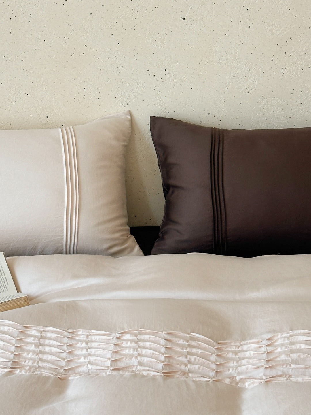 Atelier Smocked Pleat Washed Tencel Duvet Cover original reference image 14