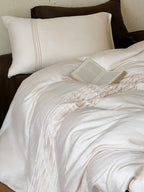 Atelier Smocked Pleat Washed Tencel Duvet Cover original reference image 15