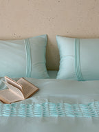 Atelier Smocked Pleat Washed Tencel Duvet Cover original reference image 20