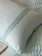 Atelier Smocked Pleat Washed Tencel Duvet Cover original reference image 24