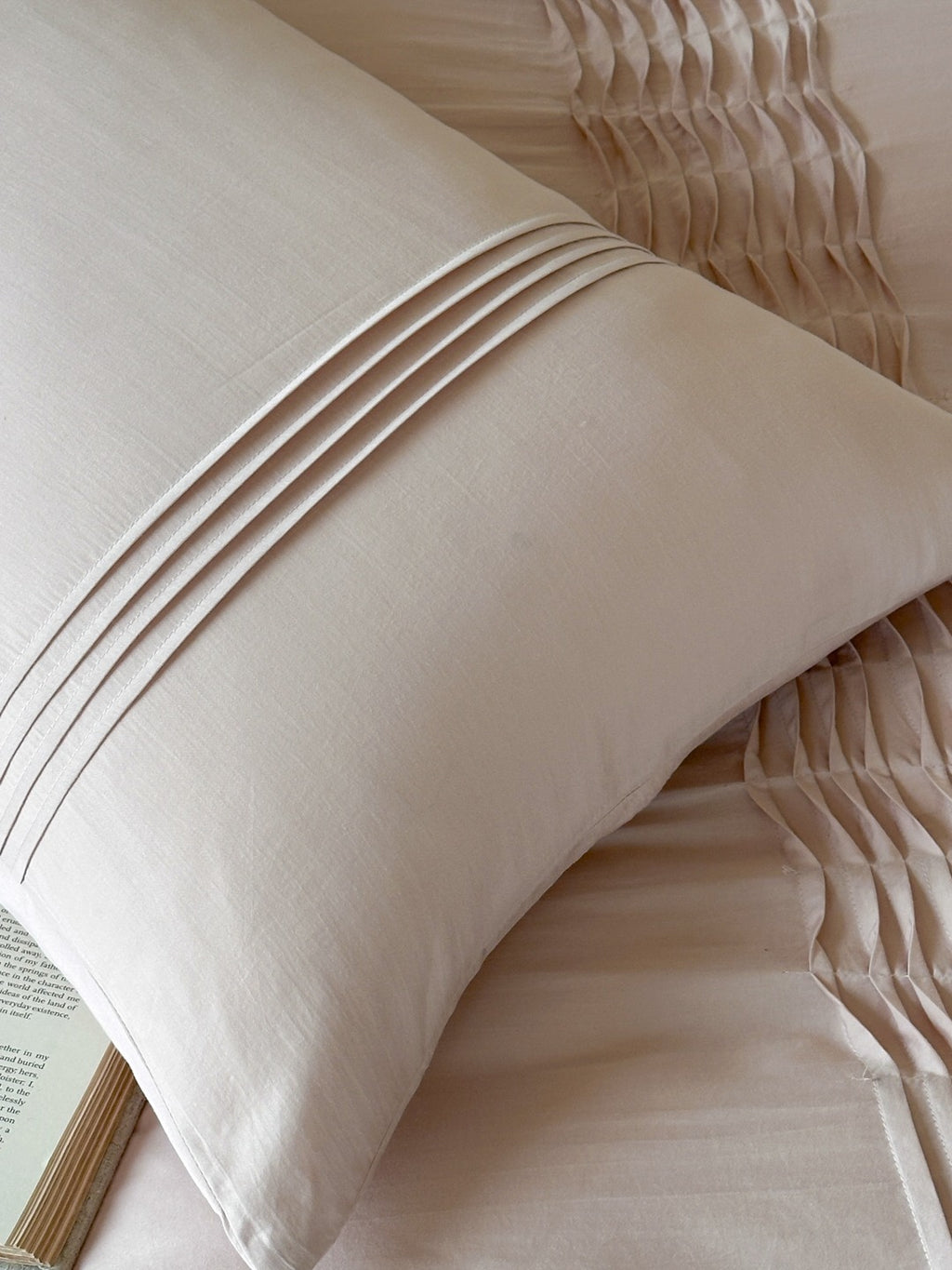 Atelier Smocked Pleat Washed Tencel Duvet Cover original reference image 30