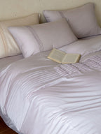 Atelier Smocked Pleat Washed Tencel Duvet Cover original reference image 32
