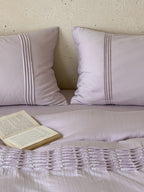 Atelier Smocked Pleat Washed Tencel Duvet Cover original reference image 33
