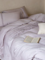 Atelier Smocked Pleat Washed Tencel Duvet Cover original reference image 35