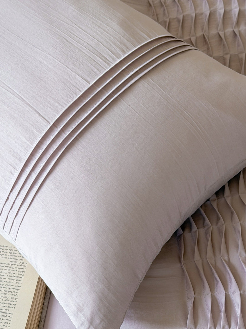 Atelier Smocked Pleat Washed Tencel Duvet Cover original reference image 36