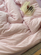 Auden Stripe Washed Cotton Duvet Cover original reference image 3