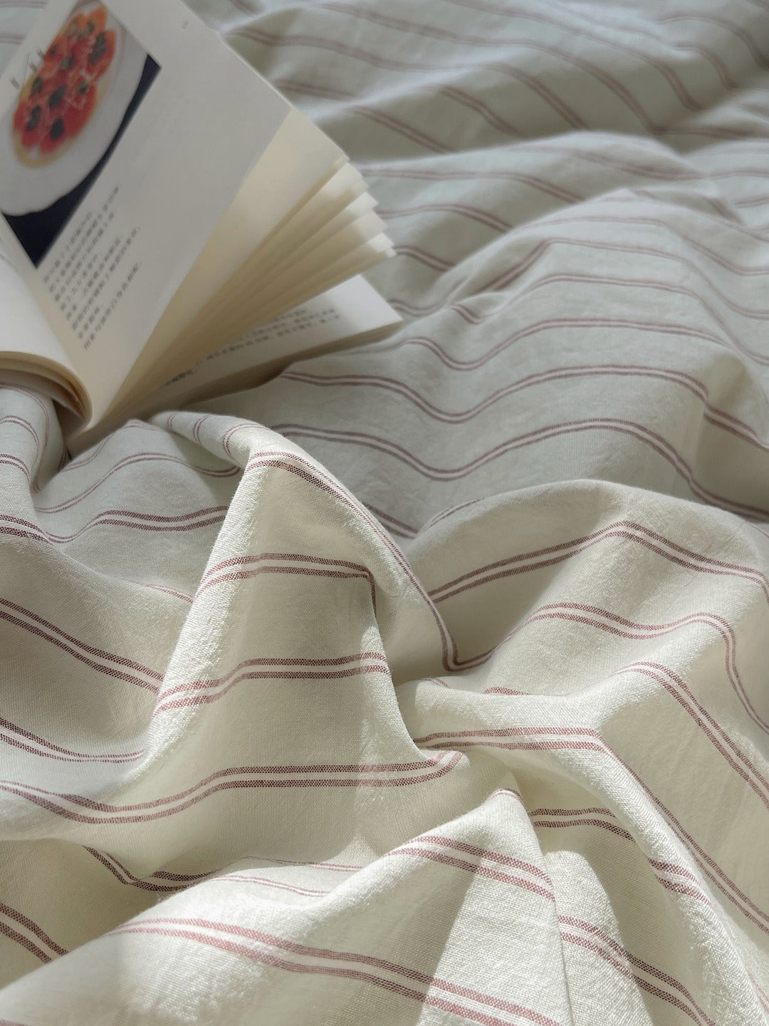 Auden Stripe Washed Cotton Duvet Cover original reference image 14