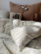 Auden Stripe Washed Cotton Duvet Cover original reference image 16