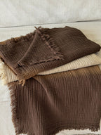 Aurora Ombre Cotton Tassel Throw Blanket original reference image 14