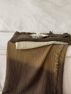 Aurora Ombre Cotton Tassel Throw Blanket original reference image 15