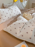Bliss Floral Clip Jacquard Brushed Cotton Duvet Cover original reference image 15
