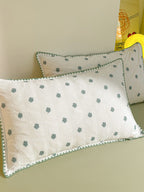 Bliss Floral Clip Jacquard Brushed Cotton Duvet Cover original reference image 18