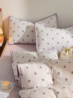 Bliss Floral Clip Jacquard Brushed Cotton Duvet Cover original reference image 31