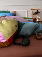 Blockscape Printed Cotton Sateen Duvet Cover original reference image 7