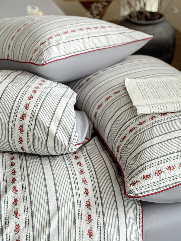 Bloomfield Cotton Clip Jacquard Duvet Cover original reference image 7