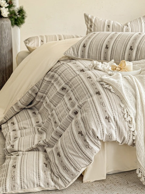 Bloomfield Cotton Clip Jacquard Duvet Cover original reference image 42