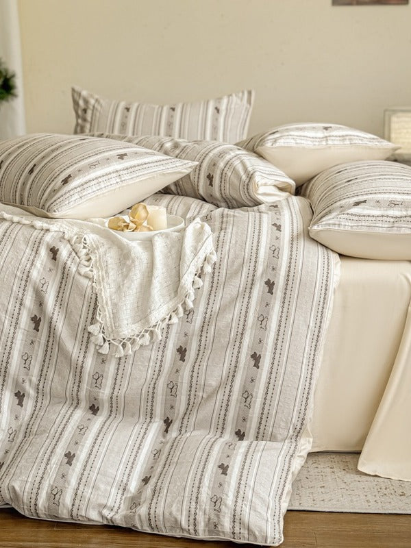 Bloomfield Cotton Clip Jacquard Duvet Cover original reference image 46