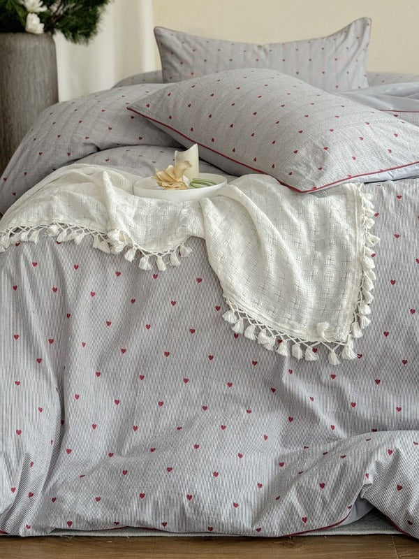 Bloomfield Cotton Clip Jacquard Duvet Cover original reference image 78