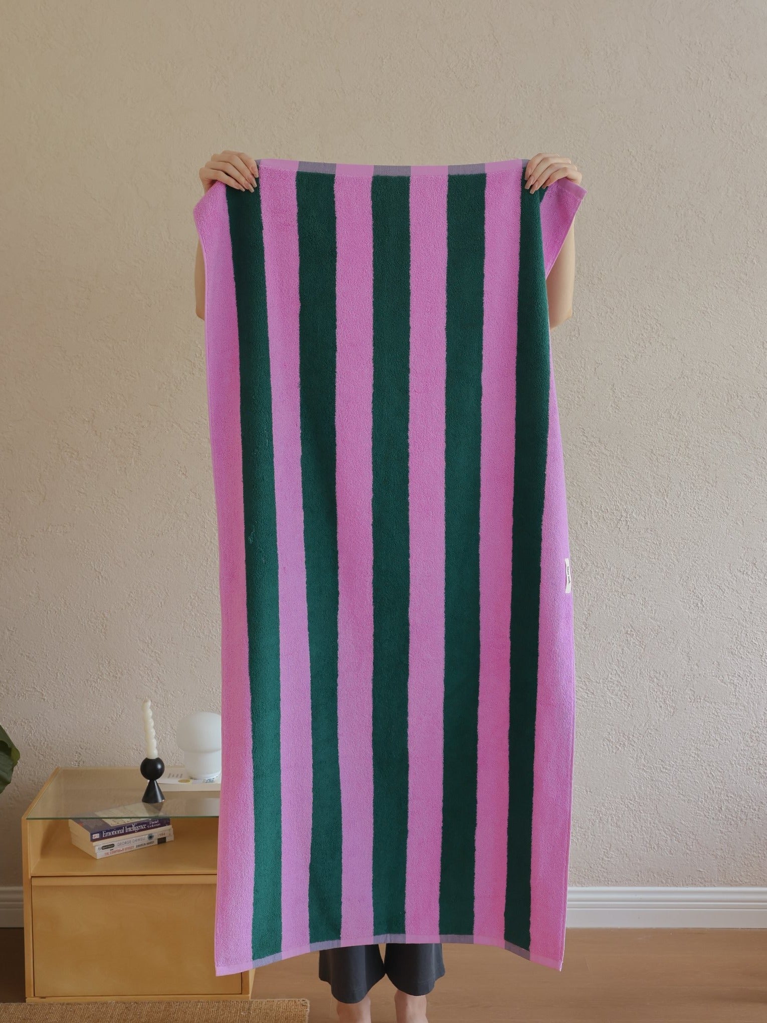 Cabana Stripe Cotton Bath Towel original reference image 7