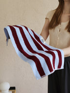Cabana Stripe Cotton Bath Towel original reference image 14