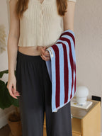 Cabana Stripe Cotton Bath Towel original reference image 15