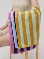 Cabana Stripe Cotton Bath Towel original reference image 17