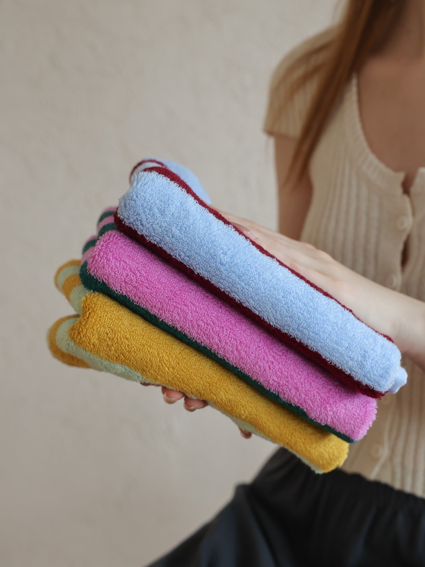 Cabana Stripe Cotton Bath Towel original reference image 18