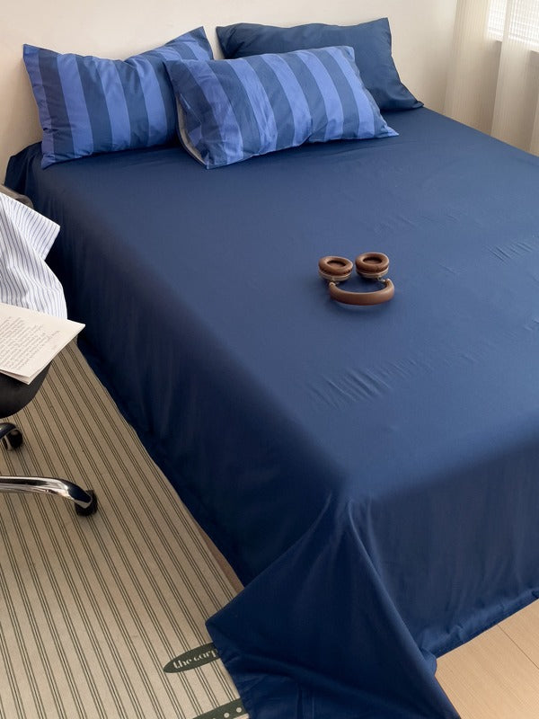 Camden Stripe Cotton Twill Duvet Cover original reference image 4