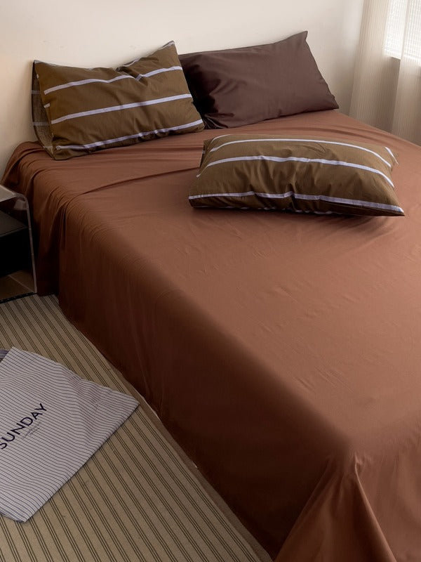 Camden Stripe Cotton Twill Duvet Cover original reference image 14