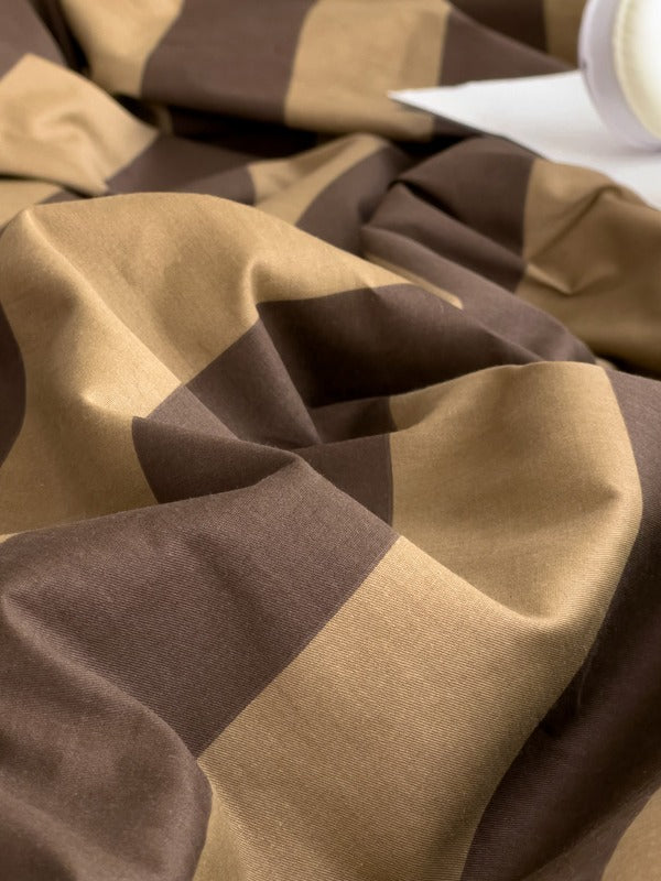 Camden Stripe Cotton Twill Duvet Cover original reference image 17
