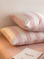 Camden Stripe Cotton Twill Duvet Cover original reference image 26