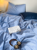 Camden Stripe Cotton Twill Duvet Cover original reference image 52