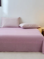 Campus Gingham Check Washed Cotton Duvet Cover original reference image 26
