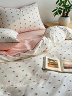 Celeste Clipped Jacquard Cotton Duvet Cover original reference image 7