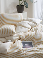 Cloud Crinkle Cotton Muslin Duvet Cover original reference image 11