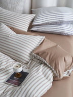 Cloud Crinkle Cotton Muslin Duvet Cover original reference image 13