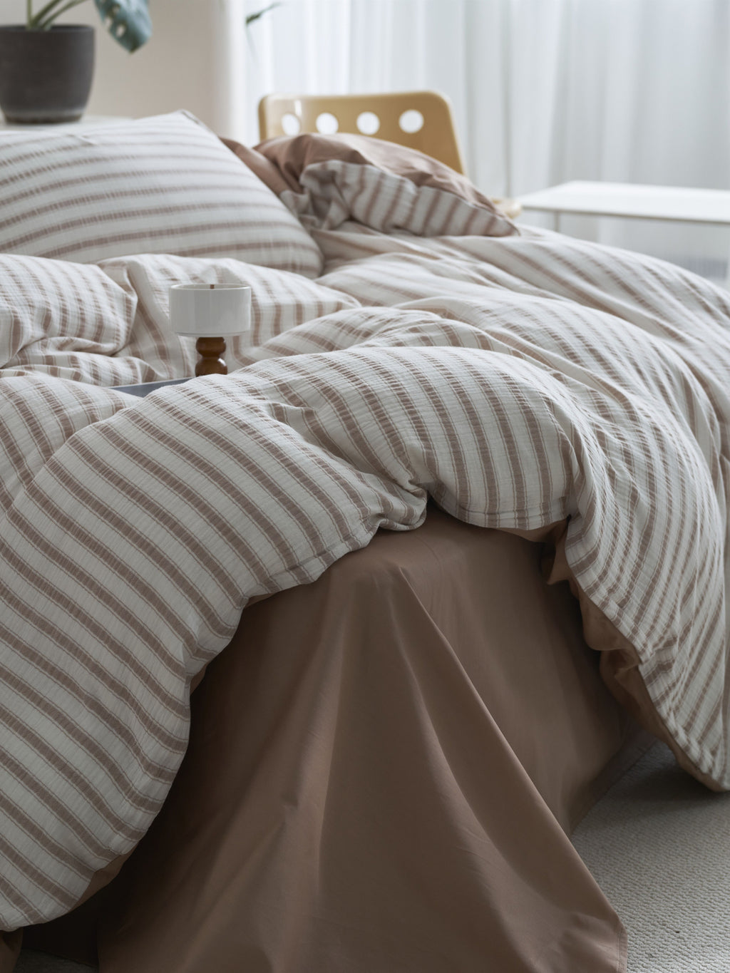 Cloud Crinkle Cotton Muslin Duvet Cover original reference image 15
