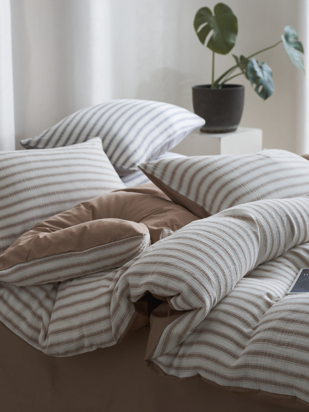 Cloud Crinkle Cotton Muslin Duvet Cover original reference image 16
