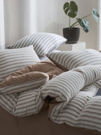 Cloud Crinkle Cotton Muslin Duvet Cover original reference image 16