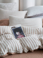 Cloud Crinkle Cotton Muslin Duvet Cover original reference image 18