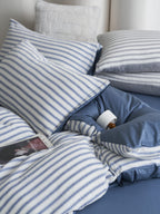 Cloud Crinkle Cotton Muslin Duvet Cover original reference image 19